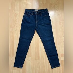 Everlane blue skinny mid-rise ankle jeans 30